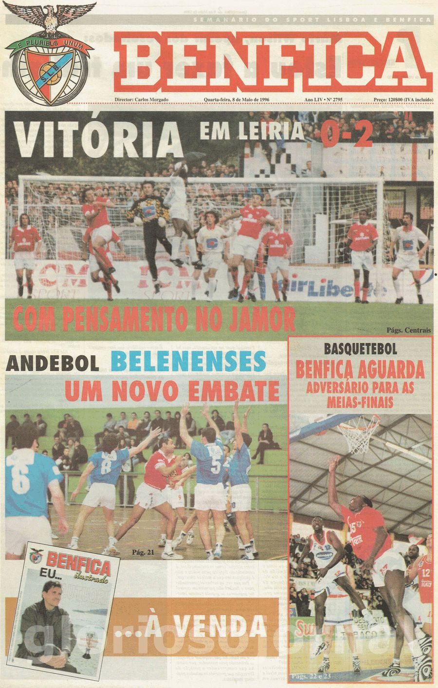 jornal o benfica 2795 1996-05-08